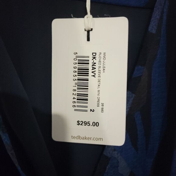 Ted Baker Blue Floral Dress - Picture 6 of 8